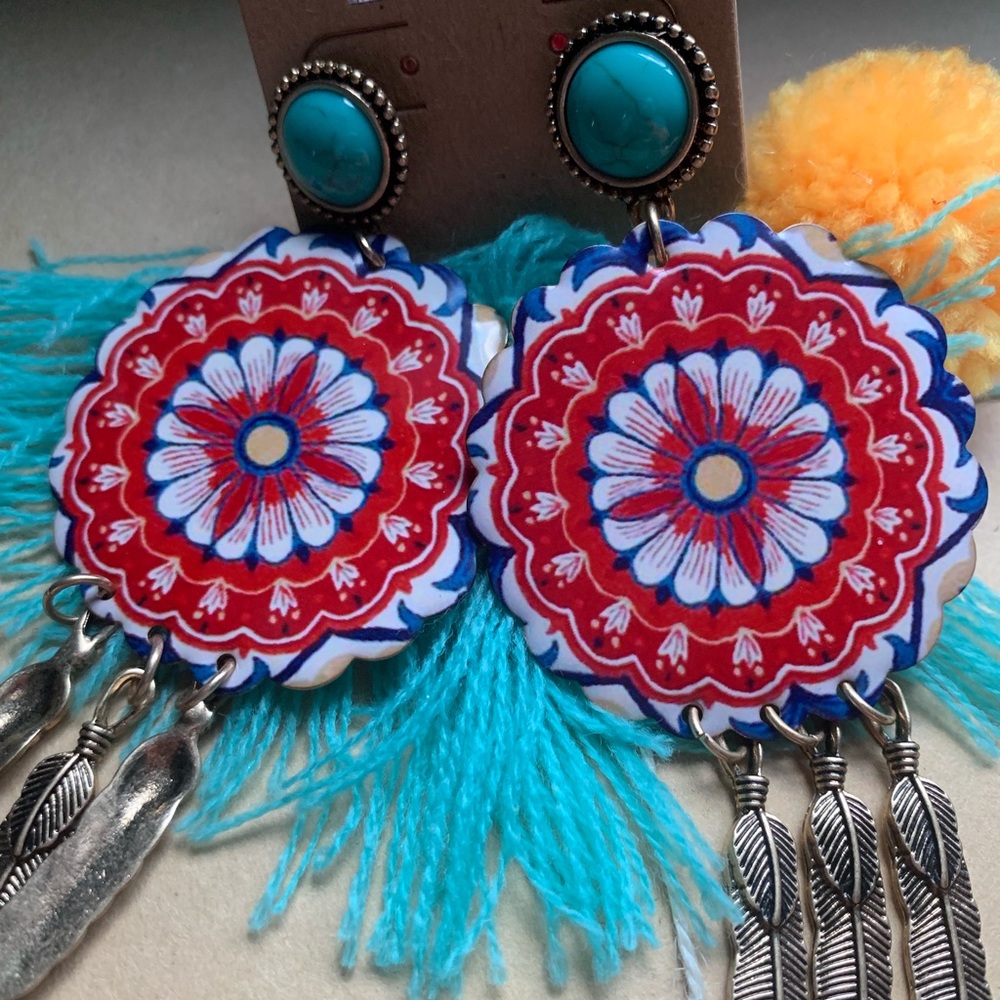 Cowgirl earrings